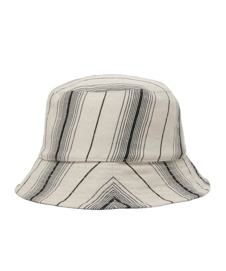 COOTIE | Dobby Chain Stripe Bucket Hat | Ivory