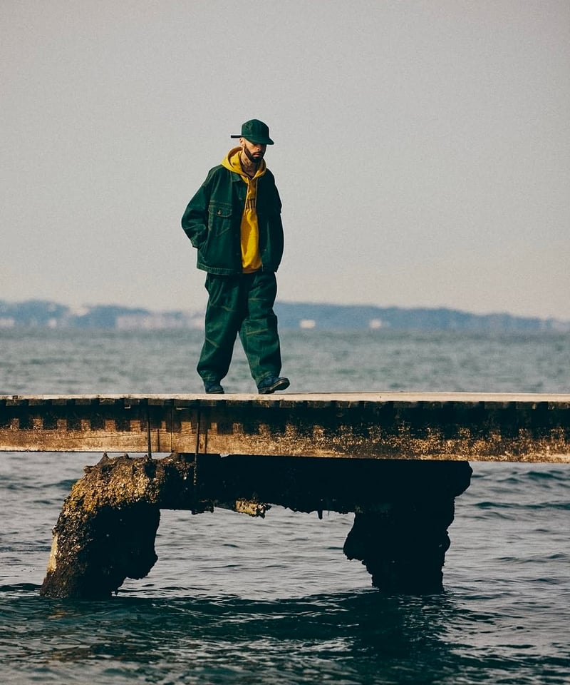 TIGHTBOOTH | TBPR / DENIM JACKET | Dark Green |