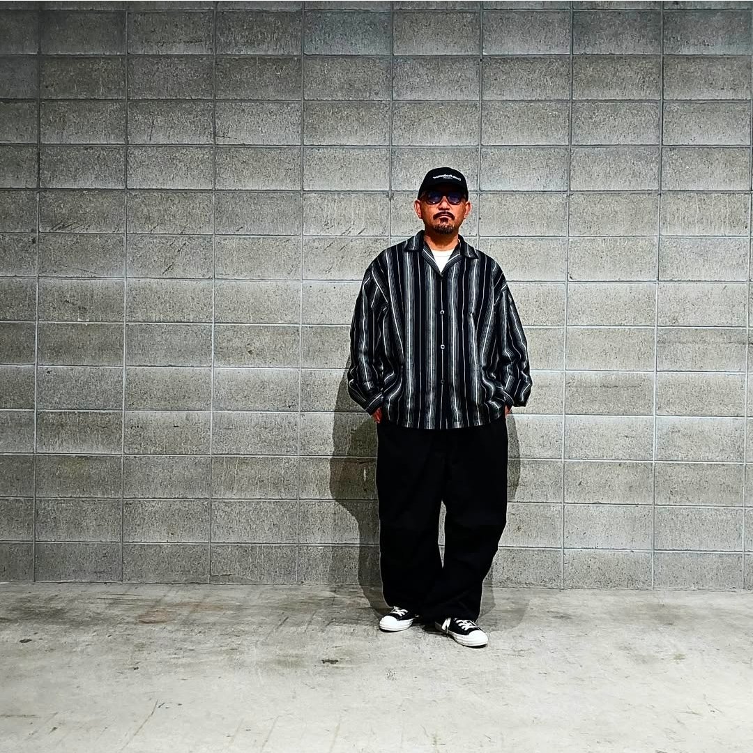 COOTIE | Ny/Wo Twill Utility Wide Easy Trousers