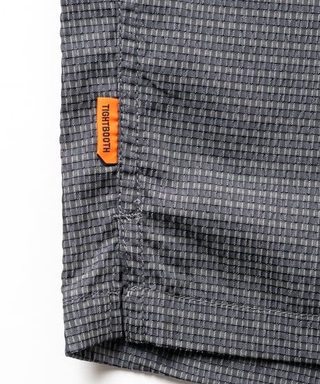 TIGHTBOOTH | TBPR / SEERSUCKER ROLL UP SHIRT | Gray