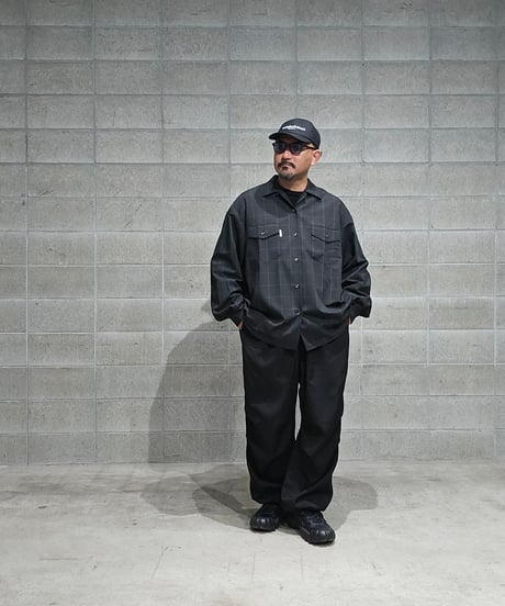 COOTIE | T/W L/S Scout Shirt | Black