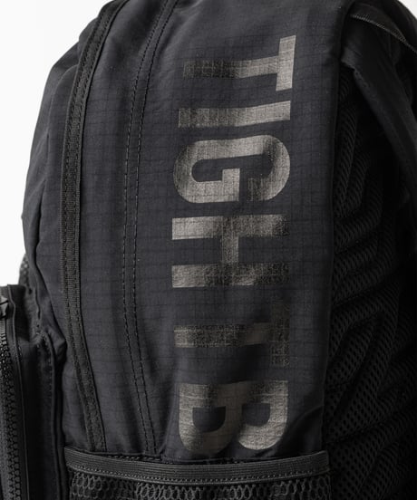 TIGHTBOOTH | TBPR / DOUBLE POCKET RIPSTOP BACKPACK | Black