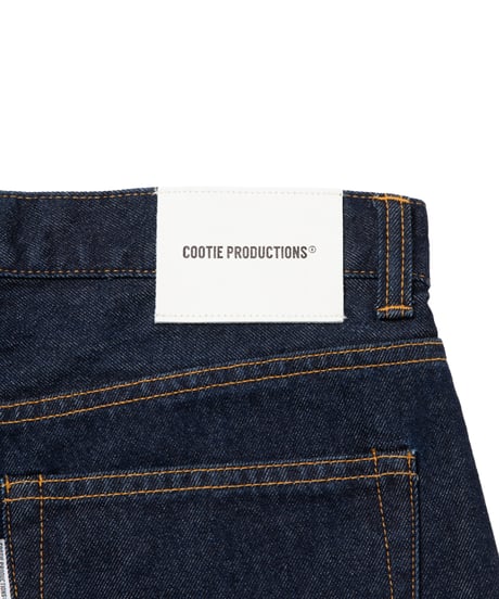 COOTIE | 12.5oz Denim 5 Pocket Square Leg Pants | Indigo