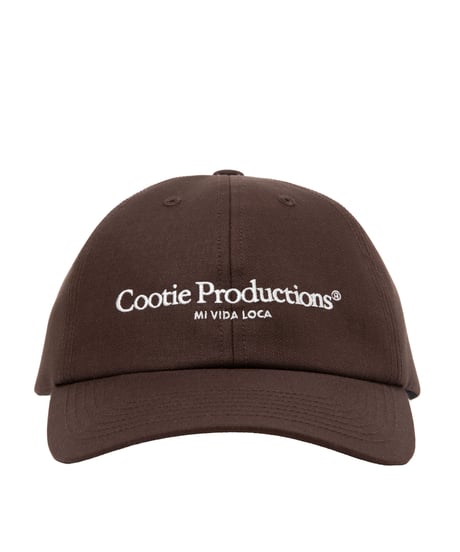 COOTIE | T/W Twill 6 Panel Cap | Brown