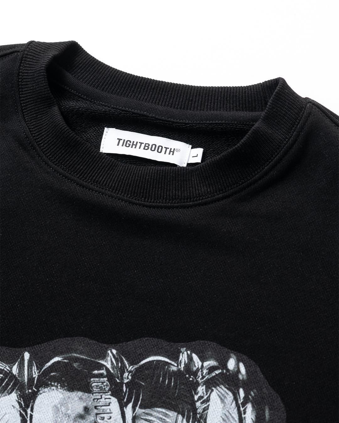 TIGHTBOOTH | GRILLS CREW SWEAT | BLACK | Work I