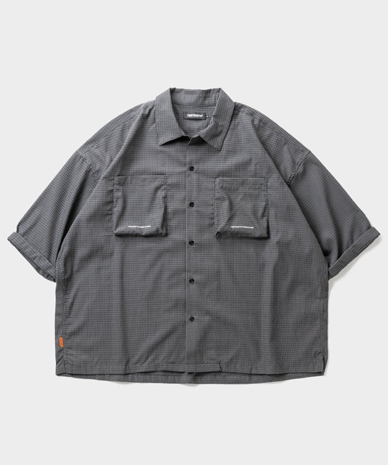 TIGHTBOOTH | TBPR / SEERSUCKER ROLL UP SHIRT |