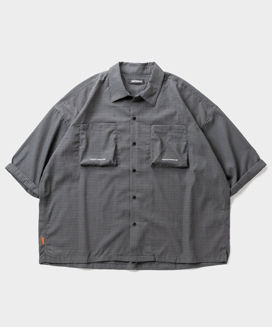 TIGHTBOOTH | TBPR / SEERSUCKER ROLL UP SHIRT |