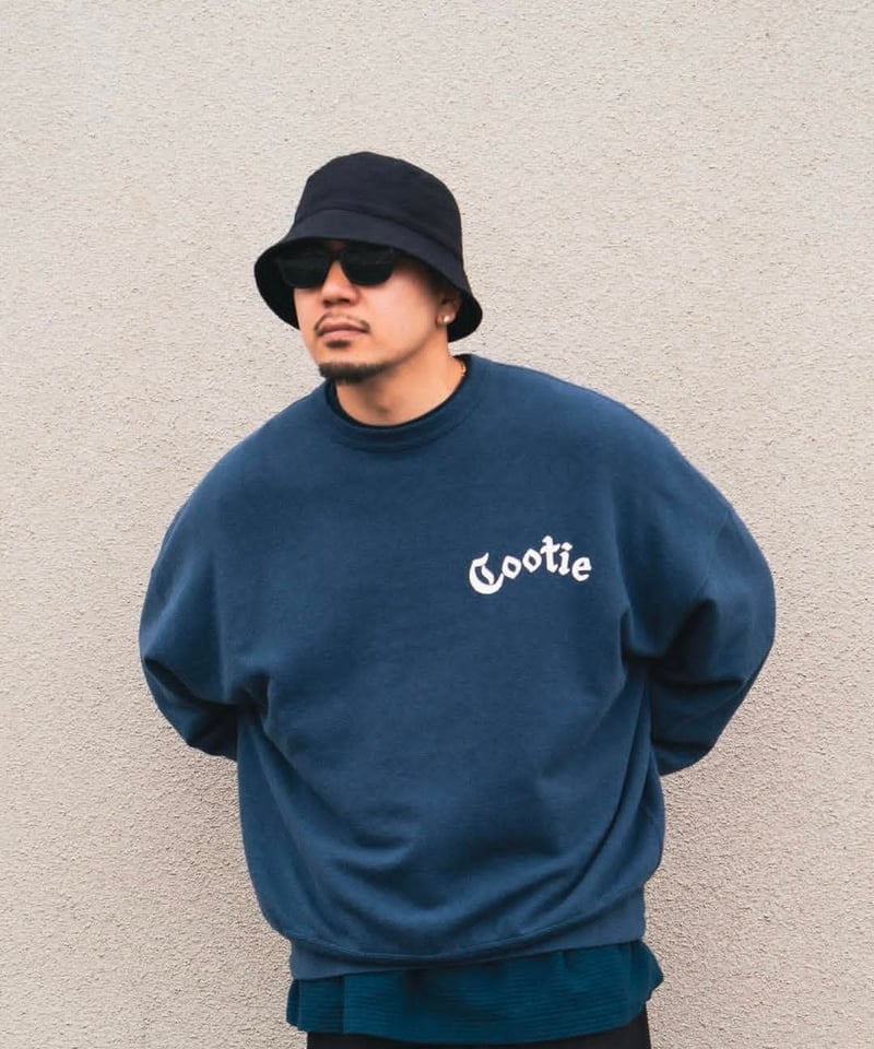 COOTIE | Venice Sweat Crew | Black | Work In Pr