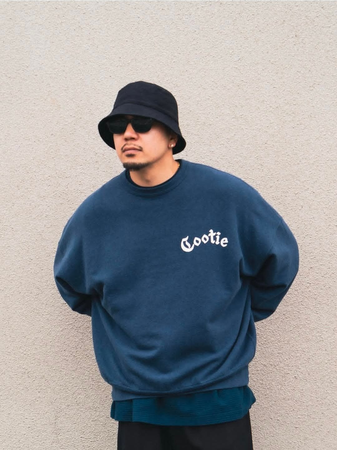 COOTIE | Venice Sweat Crew | Black | Work In Pr