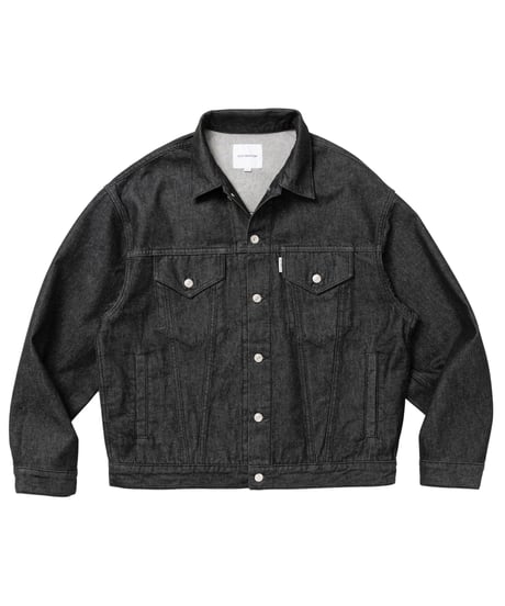 𝐂𝐎𝐎𝐓𝐈𝐄 | 12.5oz Denim Trucker Jacket | Black