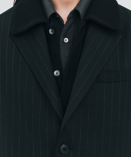 𝐂𝐎𝐎𝐓𝐈𝐄 | W/N Boucle Polo Cardigan | Black