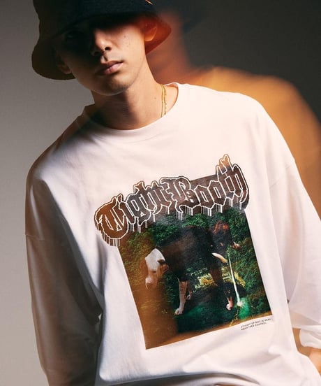 TIGHTBOOTH | DOGGY PISS L/S T-SHIRT | ULTRAMARINE