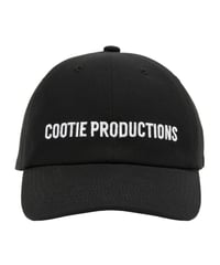 COOTIE | Cotton Serge 6 Panel Cap | Black