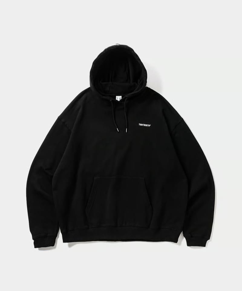𝐓𝐈𝐆𝐇𝐓𝐁𝐎𝐎𝐓𝐇 | HOODED LOGO SWEAT | BLACK | Work I