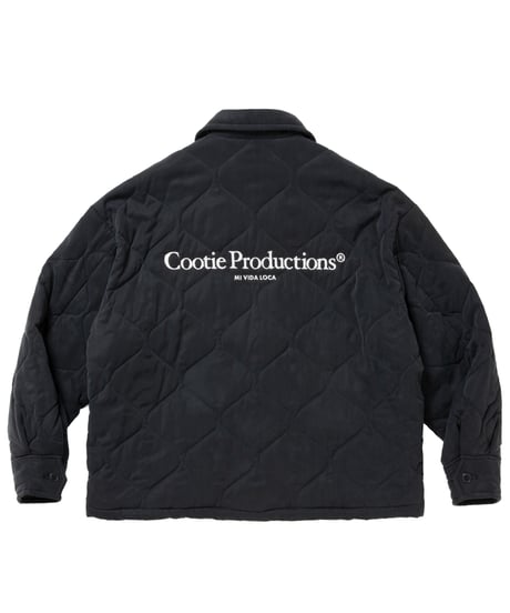 𝐂𝐎𝐎𝐓𝐈𝐄 | Cu/Ny Satin Vietnam Liner Jacket | Black