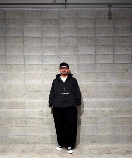 TIGHTBOOTH | TBPR / RIPPLE PLAID ANORAK | Black