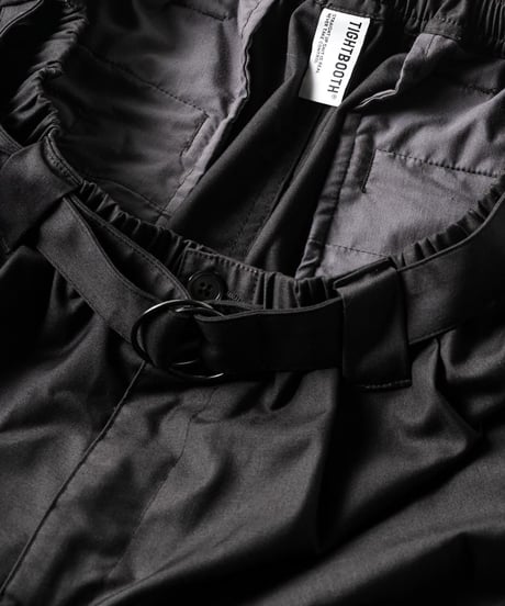 TIGHTBOOTH | BAGGY SLACKS | BLACK