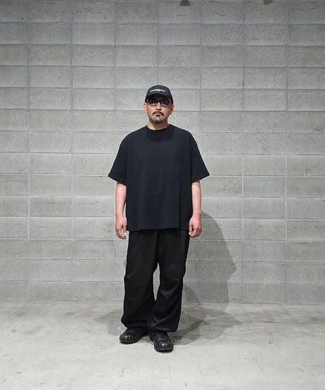 COOTIE | Degreasing Rough Waffle S/S Tee | Black