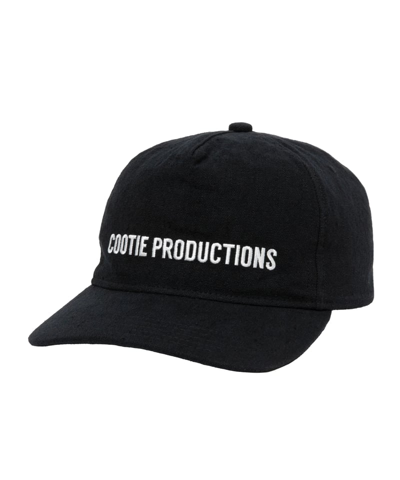 COOTIE | C/Li Canvas 5 Panel Cap | Black | Work