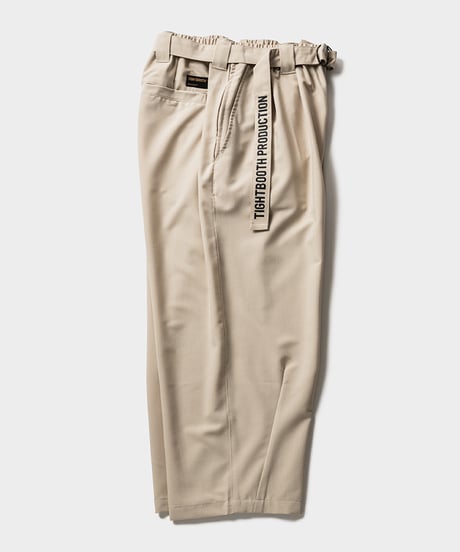 TIGHTBOOTH | TBPR / TRO BAGGY SLACKS | Greige