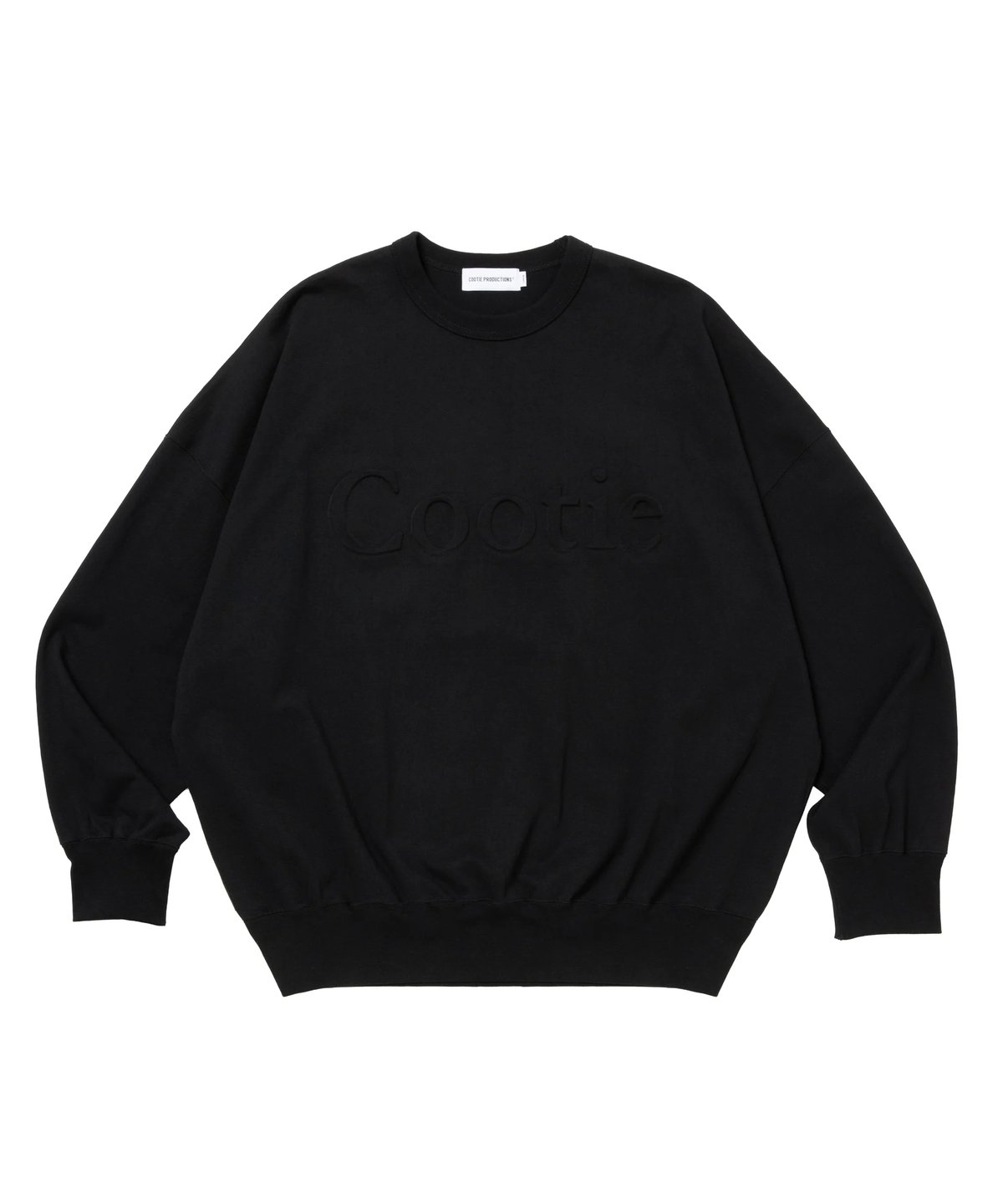 COOTIE | Heavy Oz Jersey Plain Crew | Black | W