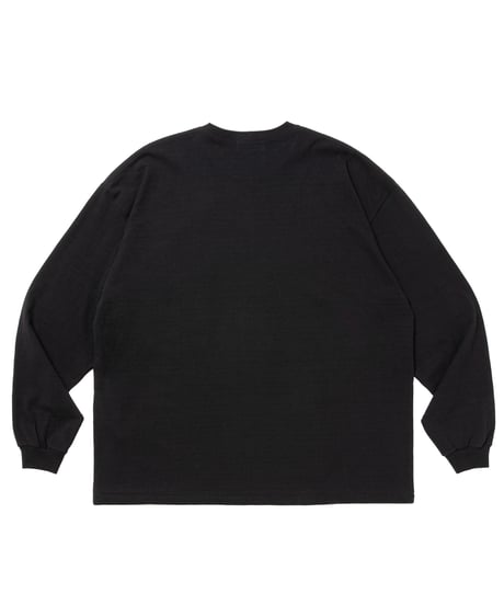 𝐂𝐎𝐎𝐓𝐈𝐄 | Raﬀy Pleated Jersey L/S Tee | Black