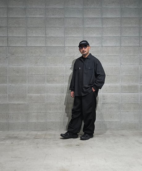 COOTIE | T/W L/S Scout Shirt | Black