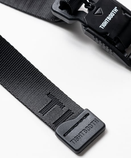 TIGHTBOOTH | TBPR / JACQUARD LOGO BELT | Black