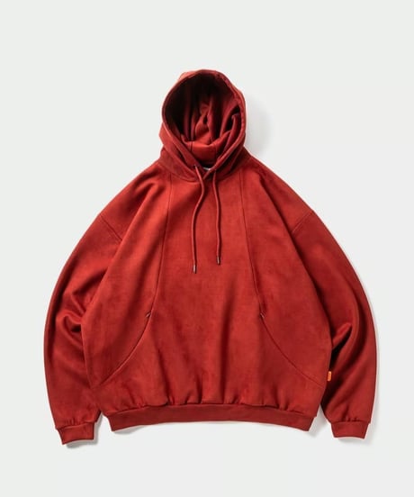 TIGHTBOOTH | SUEDE HOODIE | RED