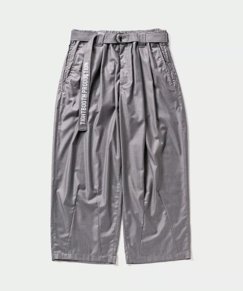 左*端様 tightbooth BAGGY PANTS 25SS グレーXL TIGHTBOOTH | BAGGY SLACKS | GREY | Work In Prog