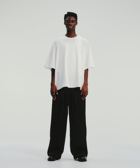 COOTIE | Spanish Pima Boxy S/S Tee | White