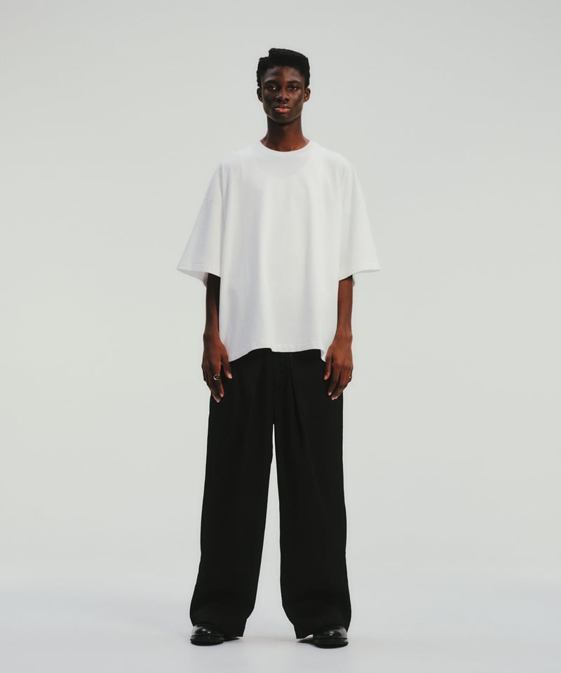 COOTIE | Spanish Pima Boxy S/S Tee | Black | Wo