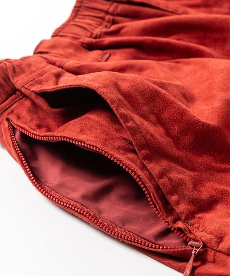 TIGHTBOOTH | SUEDE BAGGY PANTS | ORANGE