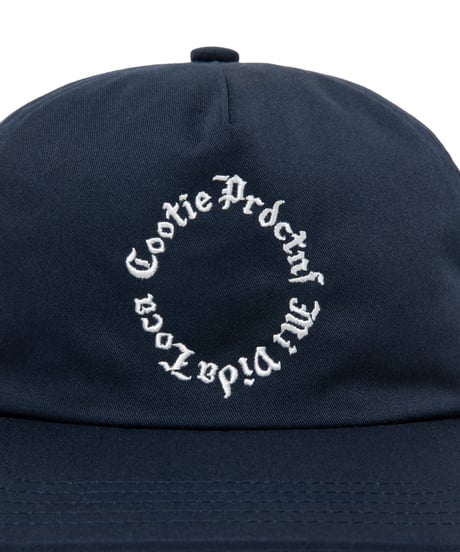 COOTIE | T/C Twill 5 Panel Cap | Navy