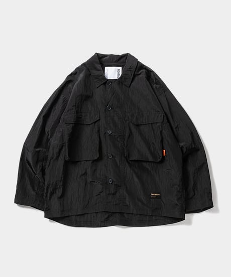 TIGHTBOOTH | TBPR / METALLIC BDU SHIRT | Black