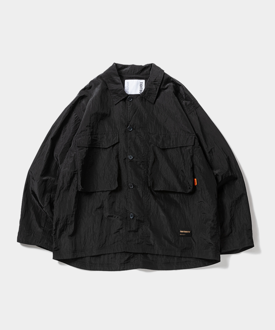 TIGHTBOOTH | TBPR / METALLIC BDU SHIRT | Black