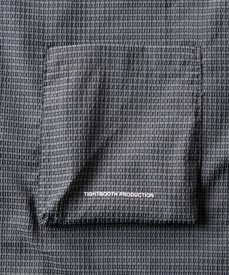 TIGHTBOOTH | TBPR / SEERSUCKER ROLL UP SHIRT | Gray