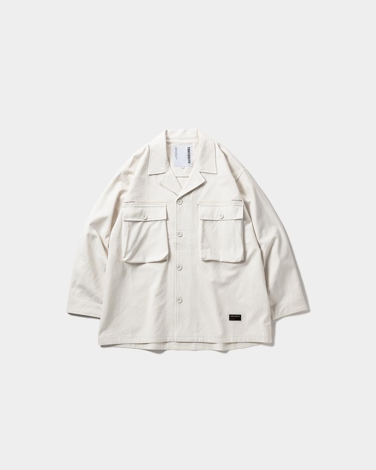 TIGHTBOOTH | LABEL LOGO BDU SHIRT | IVORY | Wor