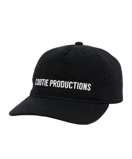 COOTIE | C/Li Canvas 5 Panel Cap | Black