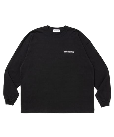 𝐂𝐎𝐎𝐓𝐈𝐄 | Raﬀy Pleated Jersey L/S Tee | Black