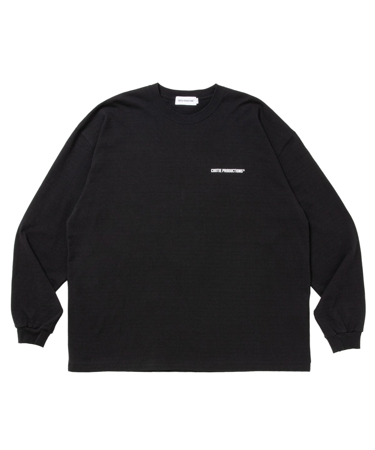 𝐂𝐎𝐎𝐓𝐈𝐄 | Raﬀy Pleated Jersey L/S Tee | Black |