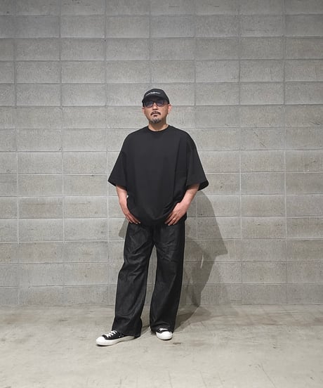 COOTIE | Spanish Pima Boxy S/S Tee | Black