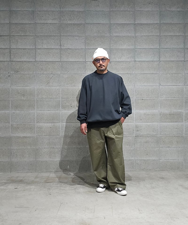 𝐓𝐈𝐆𝐇𝐓𝐁𝐎𝐎𝐓𝐇 | TBPR / WAFFLE CREW KNIT | Forest |