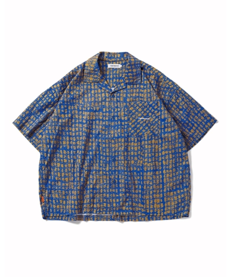 TIGHTBOOTH | BLEEDING LOGO ALOHA | Blue x Musta