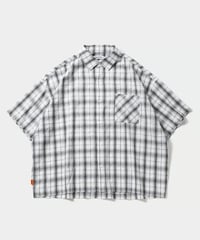 TIGHTBOOTH | TBPR / PLAID S/S SHIRT | White