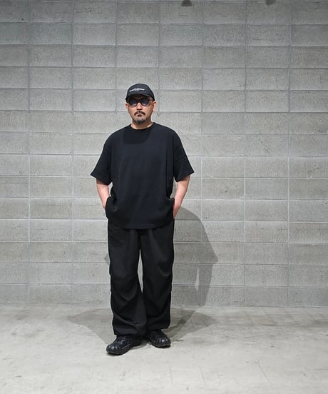 COOTIE | Degreasing Rough Waffle S/S Tee | Black
