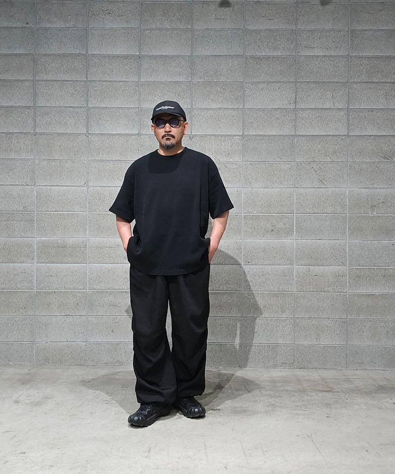 COOTIE | Degreasing Rough Waffle S/S Tee | Blac