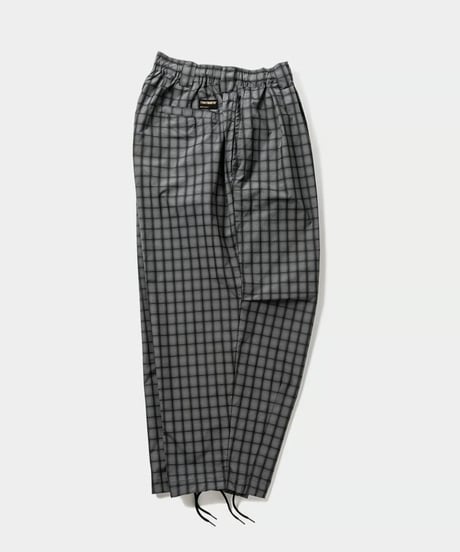 TIGHTBOOTH | PLAID LIGHT BALLOON PANTS | BLACK