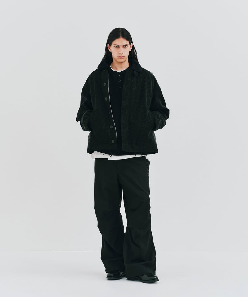 𝐂𝐎𝐎𝐓𝐈𝐄 | N/C Twill Utility Wide Easy Trousers |