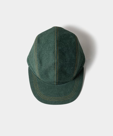 TIGHTBOOTH | TBPR / SIDE LOGO DENIM CAMP CAP | Dark Green